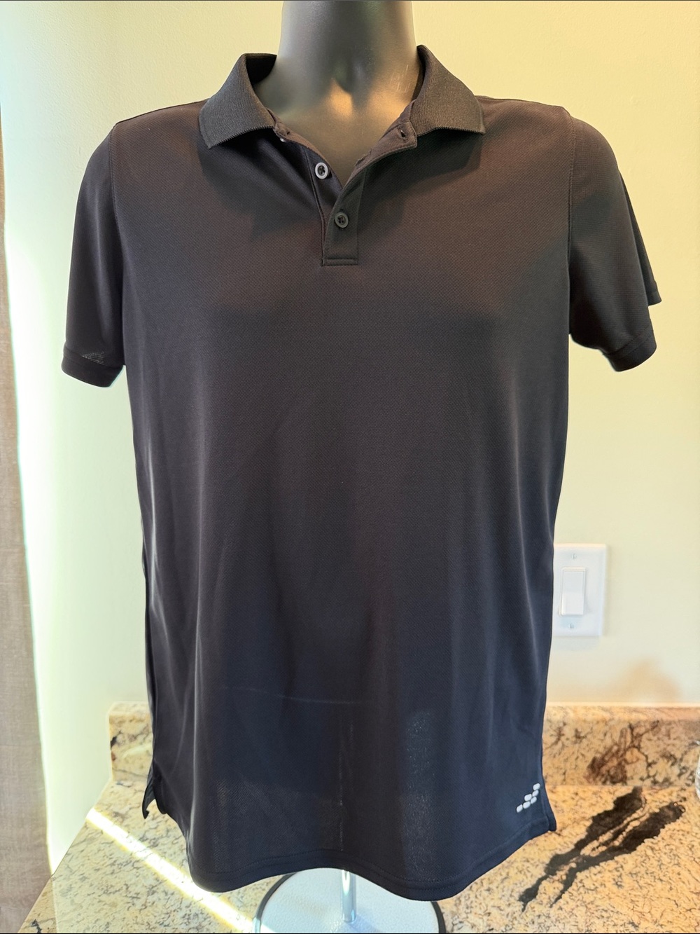 bcg Black Short Sleeve Polo Shirt